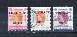 Hong Kong   Used Stamp Duty Contract Note  (H0080) - Unclassified