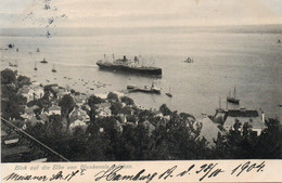 BLICK AUF DIE ELBE VON BLANKENESE GESEHN - Blankenese