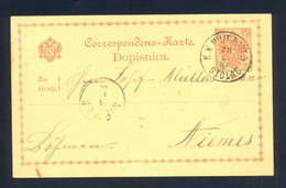 BOSNIA AND HERZEGOVINA - Stationery Cancelled With First Type K.K. Milit.Post STOLAC. Statinery Sent From Stolac To Niem - Bosnia Erzegovina