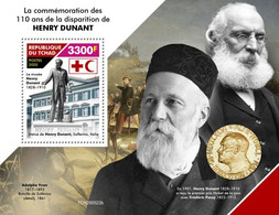 2020-11- CHAD- RED CROSS HENRY DUNANT      1V  MNH** - Henry Dunant