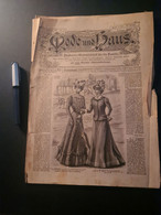 Mode Und Haus – Illustrirtes Universalblatt Für Die Familie, Berlin, 16. Jahrgang, Nr. 13, 3. Juli 1900, 8 Seiten - Moda