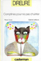 Comptines Pour Ne Pas Chuinter - De Pierre Coran - Editions Casterman - 1989 - Casterman