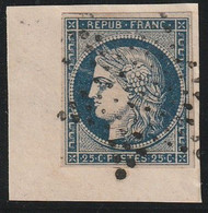 France N3 Oblitération étoile Sur Fragment Superbe - 1849-1850 Ceres