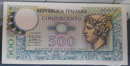 ITALY - P.94W – 500 LIRE 1974 - STP/QFDS - Serie Sostitutiva W 01 - RARA - 500 Lire