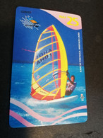 BONAIRE  NAF 25,- SURFERS GSM/CHIPPIE  Fine Used Card   **4837** - Antille (Olandesi)
