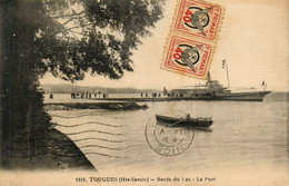 Tougues * Bord Du Lac , Le Port * Bateau * 2 Vignettes PRIMAX - Andere & Zonder Classificatie