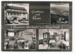 D-12117   BENSHEIM-AUERBACH : Gasthaus Und Pension Gambrinus - Bensheim