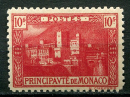20921 MONACO N°64 * 10F Carmin Palais Princier  1922  B/TB - Neufs