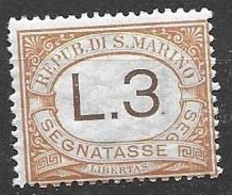 San Marino Postage Due Very Low Hinge Trace *1925 (240 Euros) - Segnatasse