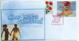 MEXIQUE. Dia Del Amor Y La Amistad 2010 (coeur). FDC Officiel Mexico - Moederdag