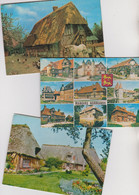 Lot De 135 CPM Chaumières Et Manoirs Normands - - 100 - 499 Postales