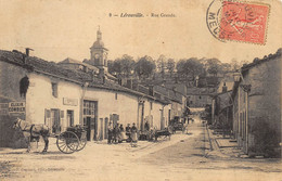CPA 55 LEROUVILLE RUE GRANDE Animée - Lerouville