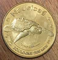 62 BOULOGNE SUR MER TORTUE CAOUANNE NAUSICAÀ MDP 2013 MEDAILLE MONNAIE DE PARIS JETON TOURISTIQUE MEDALS COINS TOKENS - 2013