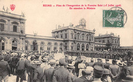 Reims          51      Inauguration De La Fontaine Sublé. En Attendant Le Ministre     (voir Scan) - Reims