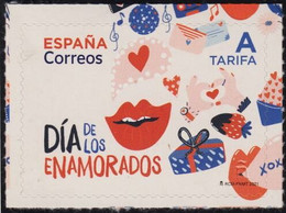 ESPAGNE SPANIEN SPAIN ESPAÑA 2021 VALENTINE'S DAY DÍA DE LOS ENAMORADOS MNH ED 5456 MI 5500 YT 5210 SC 4491 SG 5456 - Ongebruikt