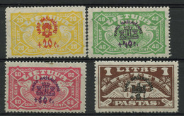 Lituanie (1924) PA N 37 A 40 (charniere) - Lithuania