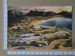 CAPE VERDE - VISTA AEREA -  SÃO VICENTE -   2 SCANS   - (Nº40698) - Capo Verde