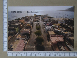 CAPE VERDE - VISTA AEREA  -  SÃO NICOLAU -   2 SCANS   - (Nº40702) - Cap Vert