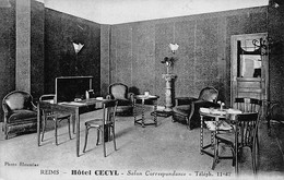 Reims              51        Hôtel  Cecyl. Salon De Correspondance   (voir Scan) - Reims