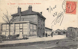 Reims           51            La Gare Des Tramways De Banlieue       (voir Scan) - Reims