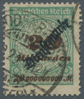 Deutsches Reich - Dienstmarken: 1923, Korbdeckelmuster 20 Milliarden Mark Mit Aufdruck "Dienstmarke" - Oficial