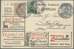 Deutsche Post In Der Türkei: 1902, (21.10) Privatpostkarte Germania Reichspost 2 Pf. Grau, Zufrankie - Turquia (oficinas)