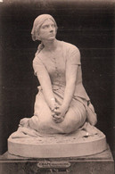 6550  DOMREMY  Statue Jeanne D'Arc Sculpteur  CHAPU Henri   ( 1833-1891)          (scan Recto-verso) 88 Vosges - Domremy La Pucelle