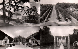 6553  Domaine De SCEAUX Le Château Allée D'Honneur, La Cour D'honneur, Les Cascades (scan Recto-verso) 92 Hauts De Seine - Sceaux