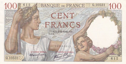 BILLET - 100 FRANCS - SULLY - TYPE 1939 - 2.5.1940 - 100 F 1939-1942 ''Sully''