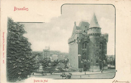 BRUXELLES - Porte De Hal (Carte Gauffréesur Arbre Et Tour) - Carte Circulé En 1903 - Unclassified