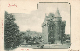 BRUXELLES - Porte De Hal (Carte Gauffréesur Arbre Et Tour) - Carte Circulé En 1903 - Non Classés