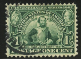 Etats-Unis / United States (Scott No. 328 - Captain John Smith) (o) CV $5,00 - Used Stamps