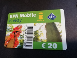 NETHERLANDS  €20,- REFILL KPN HI PREPAY   TELECOM  PREPAID   ** 4872** - Cartes GSM, Prépayées Et Recharges