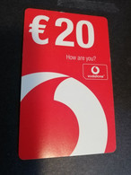 NETHERLANDS  € 20,-  BELTEGOED REFILL VODAFONE    TELECOM  PREPAID   ** 4879** - Cartes GSM, Prépayées Et Recharges