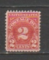 USA - Scott # J 71- Unused, - Postage Due