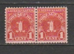 USA - Scott # J 70- Unused.Horizontal Pair. - Segnatasse