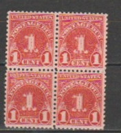 USA - Scott # J 70- Unused.Block Of 4 Stamps - Strafport