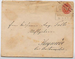 PREUSSEN U26B Umschlag Wülfingerode-Haynrode 1863 Kat. 50,00 € - Postal  Stationery