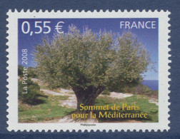 N° 4259 Sommet De Paris Pour La Méditérranée, Valeur Faciale 0,55 € - Unused Stamps