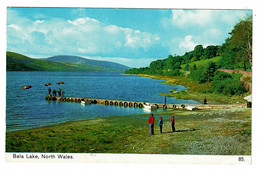 Ref 1470 - 1985 Bamforth Postcard - Bala Lake Merionethshire Wales - Solihull Arrival Postmark - Merionethshire