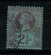 Ref 1470 - GB 1887- 1900 - QV Jubilee 2 1/2d - Used Stamp SG 201 - Usados