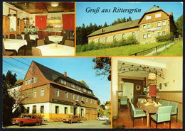 E8591 - TOP Rittersgrün Konsum Gaststätte Goldener Engel Und Volksheim - Bild Und Heimat Reichenbach - Schwarzenberg (Erzgeb.)