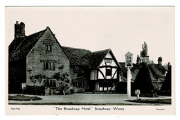 Ref  1472  - 1950 Real Photo Postcard - The Broadway Hotel - Broadway Worcestershire - Other & Unclassified