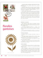 Floralies Gantoises - Gentse Floraliën - Feuillet D'Art Tiré Sur Presse à Main Limité à 500 Ex - Obl Labuissière 1975. - 1971-1980