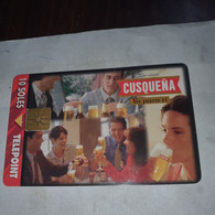 Peru-(per-te-92)-cusouena Va Para Ti-(10)-(10soles)-(01624558)-used Card+1cars Prepiad,free - Pérou