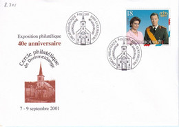 Luxembourg - Anniversaire Cecrle Phila. Dommeldange (8.301) - Storia Postale