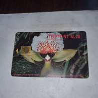 Peru-(per-te-047)-andean Orchid Project-(22)(s/.20)-(01001578551)-(tirage-?)-used Card+1cars Prepiad,free - Perú