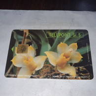 Peru-(per-te-046)-andean Orchid Project-(25)(s/.5)-(01000771784)-(tirage-?)-used Card+1cars Prepiad,free - Peru