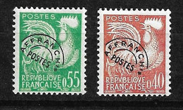France Préoblitérés N° 121 Et 122       Neufs     *  * / *   B  / TB  MNH F/VF          Voir Scans       - 1953-1960