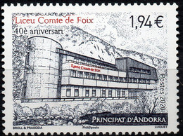 ANDORRE Fr. 2020 - Lycée Comte De Foix  - 1 Val Neufs // Mnh - Unused Stamps
